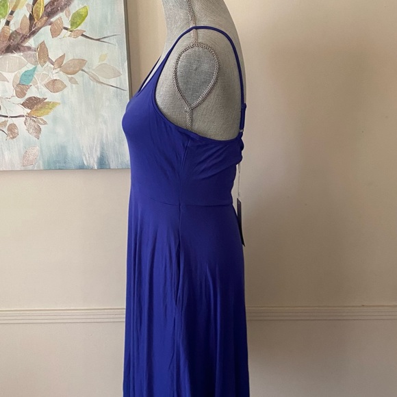 JOUICA 💙BLUE💙 FIT AND FLARE WITH POCKETS SLEEVELESS DRESS SIZE MEDIUM🌟NWT🌟 - Picture 6 of 13